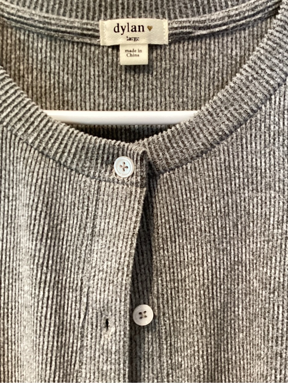 Dylan Rowan Rib Cardigan Size Large - Picture 6 of 6